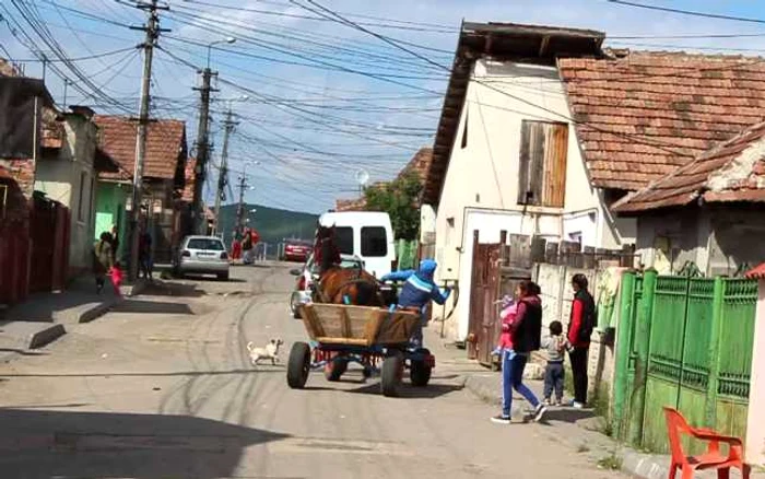 Imagine din cartierul Lumea Nouă din Alba Iulia