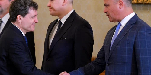 Nicușor Dan și Adrian Veștea FOTO Mediafax 