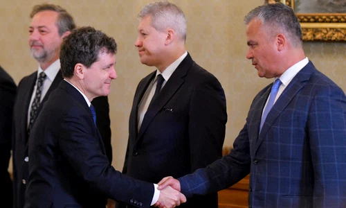 Nicușor Dan și Adrian Veștea FOTO Mediafax 