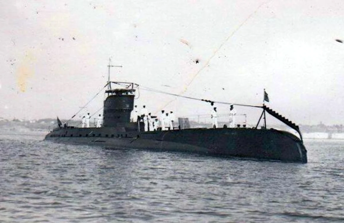 Submarinul în 1952. Foto: Muzeul de Istorie a României