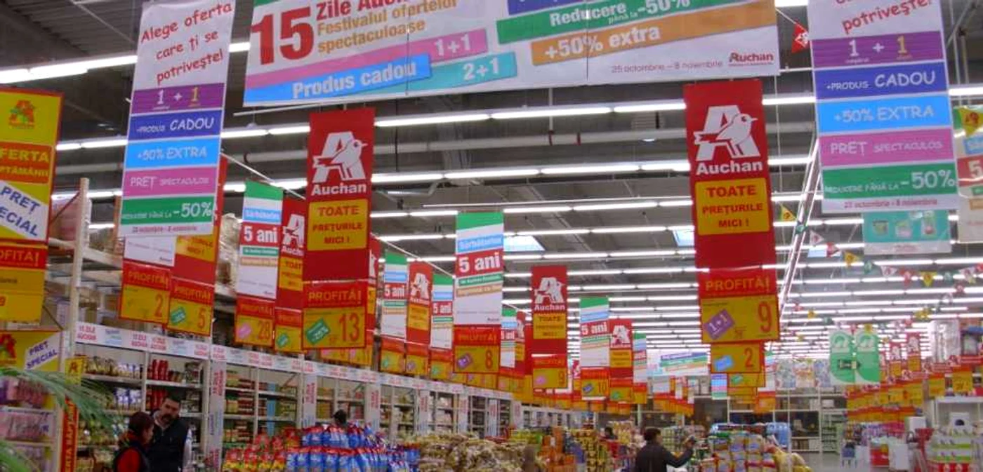 În data de 31 decembrie, Auchan va fi deschis până la ora 18.00