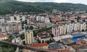 Orașul Reșița, imagini aeriene  Foto Daniel Guță ADEVĂRUL (6) JPG