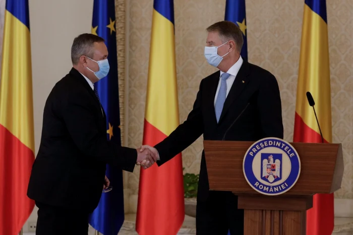 Nicolae Ciucă şi Klaus Iohannis FOTO Inquam Photos / George Călin