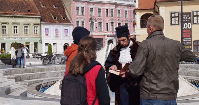 Persoanejele istorice ale Braşovului au prins viaţă la Braşov FOTO Sebastian Dan