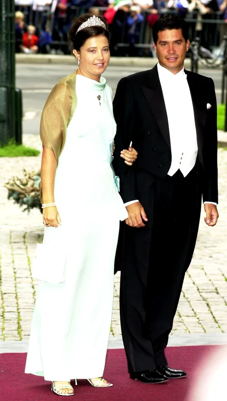 Prințesa Alexia a Greciei, cu soțul ei, spaniolul Carlos Morales. FOTO: Getty Images