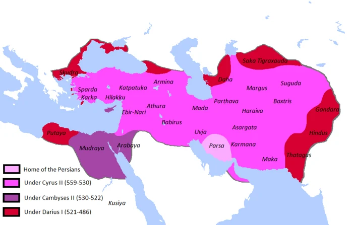 achaemenid empire map expansion png png