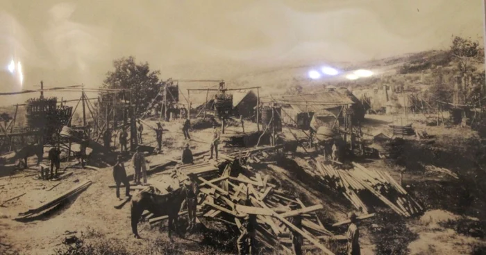 primele puţuri de petrol din Prahova foto Diana Frîncu/Muzeul Petrolului