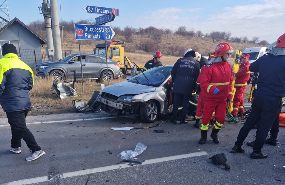 Accident rutier grav pe DN1, în Prahova. Două persoane au murit