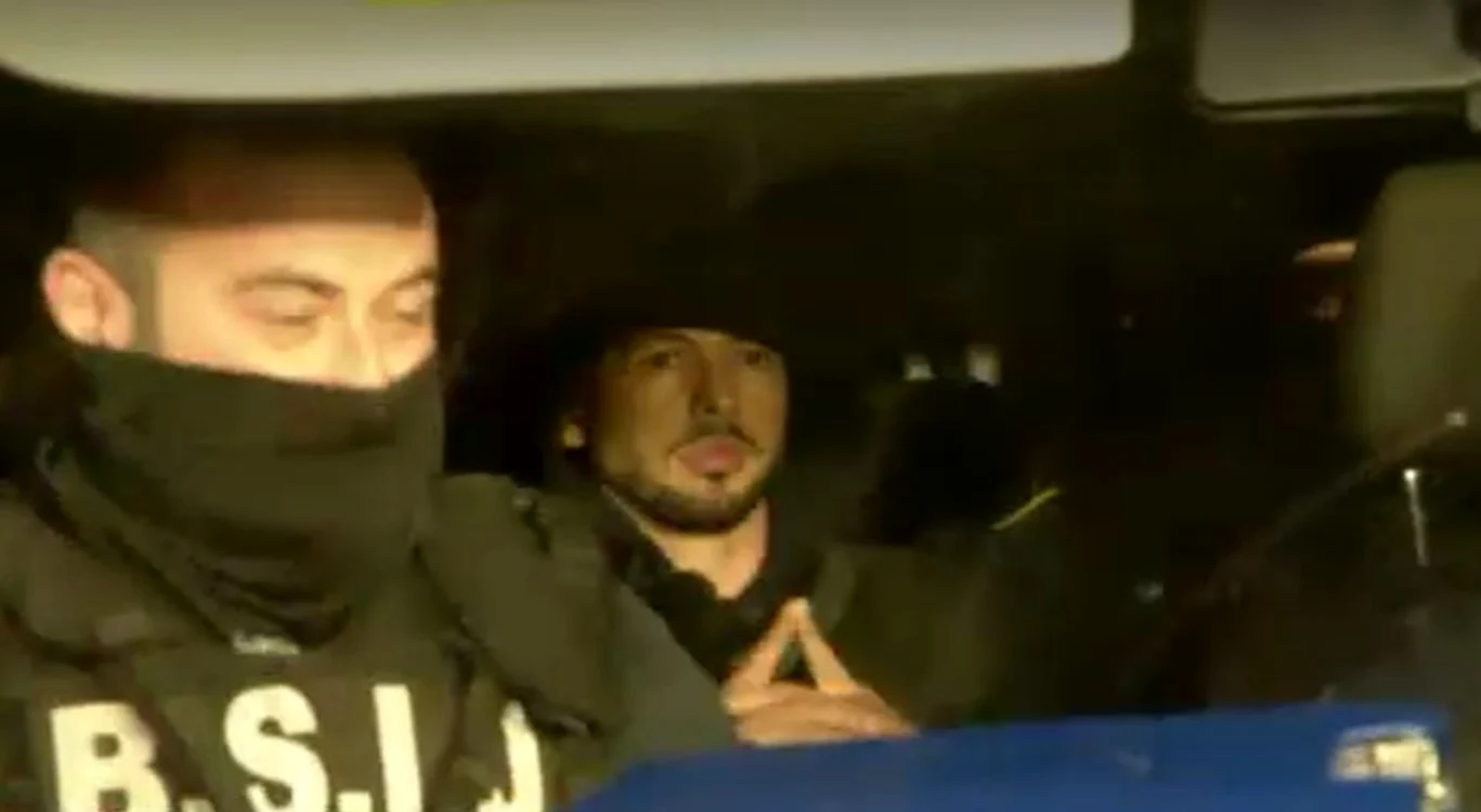 Andrew Tate a fost dus la spital. FOTO Știrile PROTV