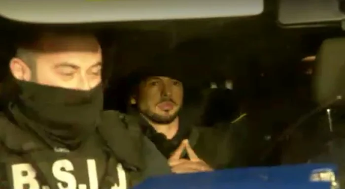 Andrew Tate a fost dus la spital. FOTO Știrile PROTV