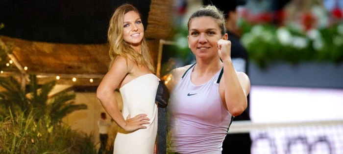 Tenismena Simona Halep. FOTO: Colaj Click! / Social media