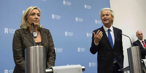 Marine Le Pen si Geert Wilders FOTO Reuters