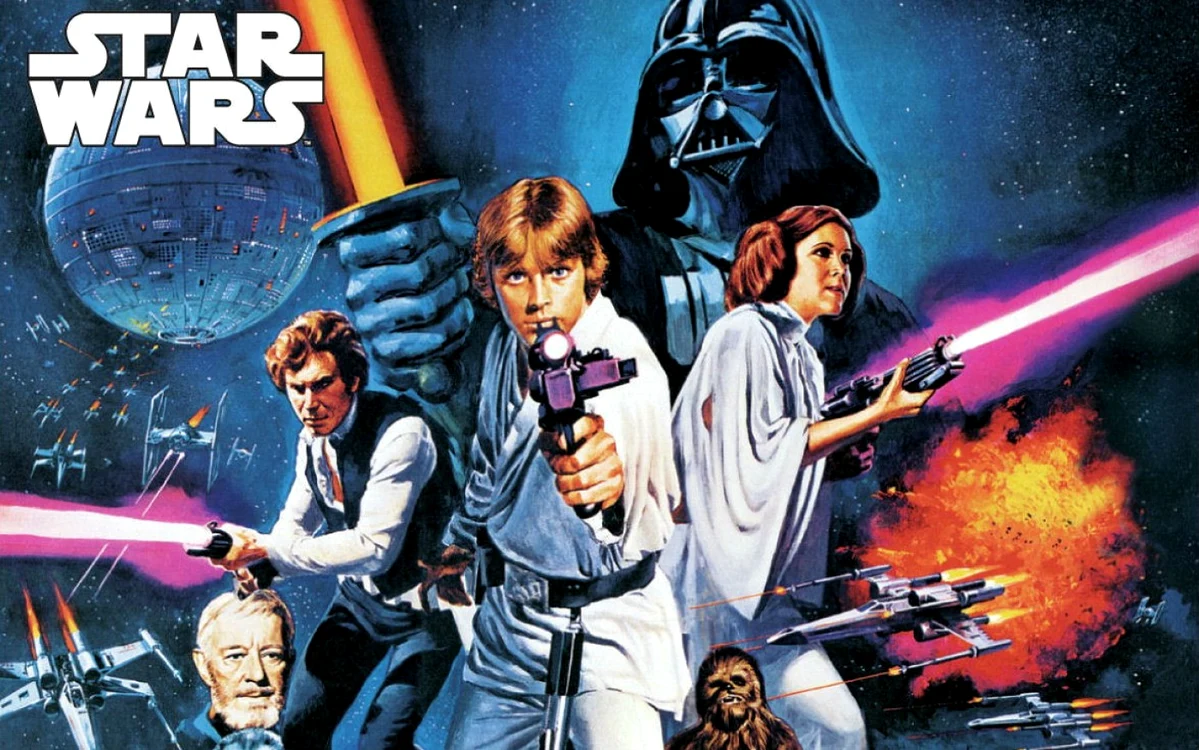 Star Wars a debutat în 1977.