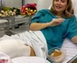 Cunoscută stilistă a fost operată vineri iar perioada post-operatorie a fost cu dureri