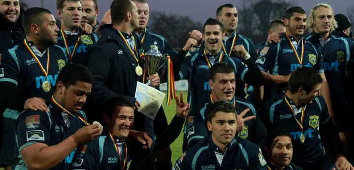 RCM Timișoara a cucerit Cupa României după ce a ocupat locul 3 în Superliga de rugby * Foto: Marian Burlacu