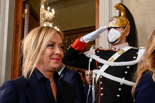 Giorgia Meloni, desemnată prima femeie premier din Italia FOTO Profimedia 