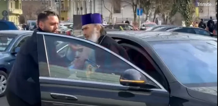 Teodosie, surprins într-o mașină de lux. FOTO captură Ziua de Constanța