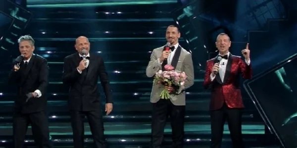 zlatan la sanremo foto twitter 