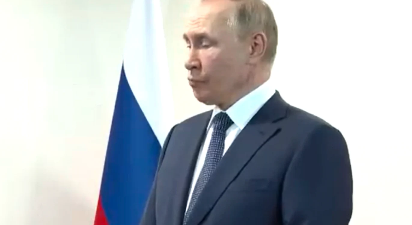 Vladimir Putin, lăsat să aştepte de către omologul său turc FOTO captură video