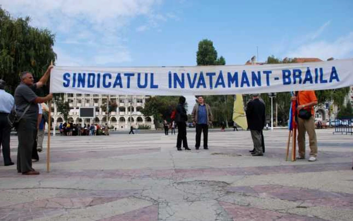 Profesorii brăileni sunt solidari cu colegii din Bucureşti