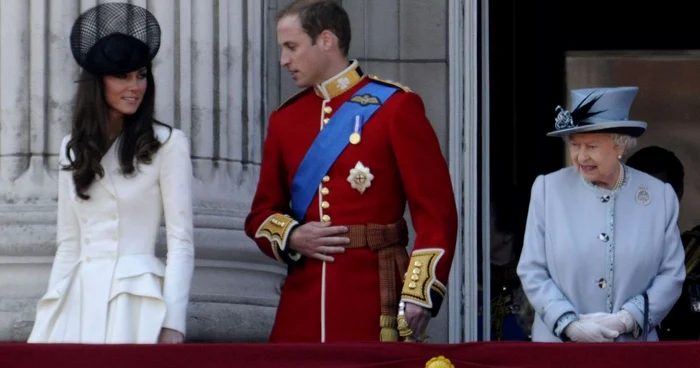 Prinţul William şi Kate la aniversarea oficială a reginei Elisabeth a II-a / Foto: Reuters