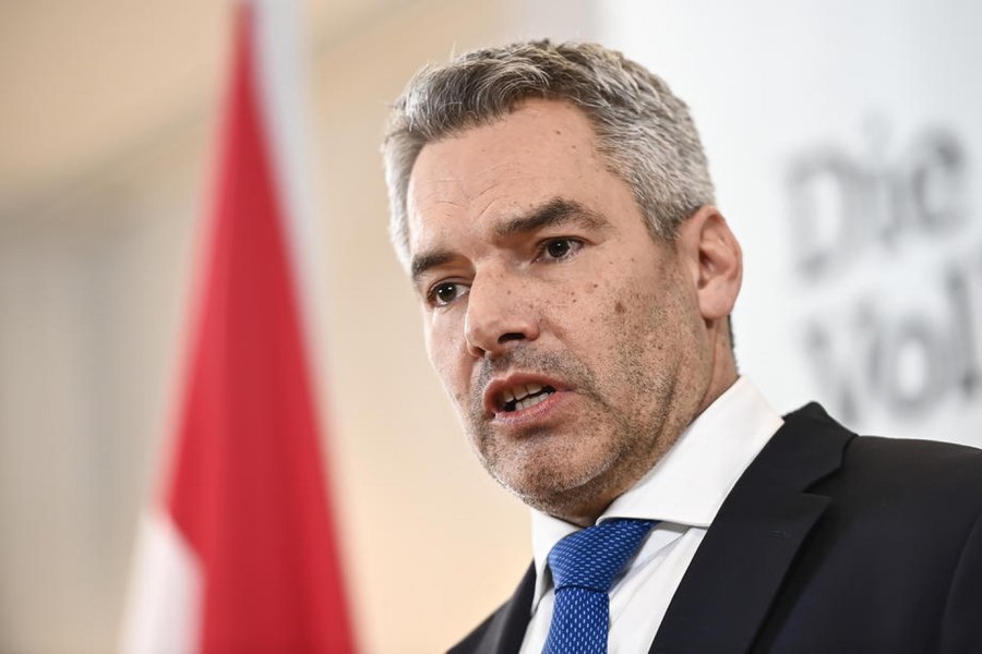 Cancelarul Germaniei, vizită în Austria. Ce au discutat Scholz și Nehammer despre extinderea Schengen