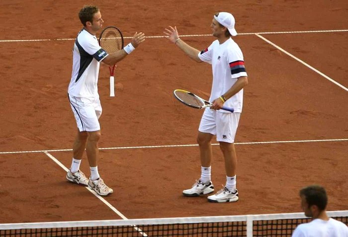 Tenis la dublu la BRD Năstase Ţiriac Trophy / Hănescu & Copil * Foto: Petrică Tănase