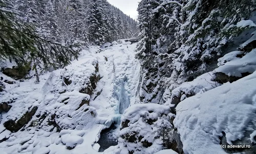 Cascada lolaia din Retezat, iarna Foto Daniel Guță ADEVĂRUL (4) jpg