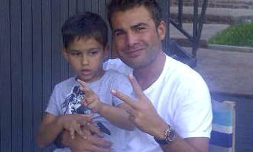 Adrian Mutu şi Edan, fiul Vicăi Blochina şi al lui Victor Piţurcă (Foto: Facebook) jpeg