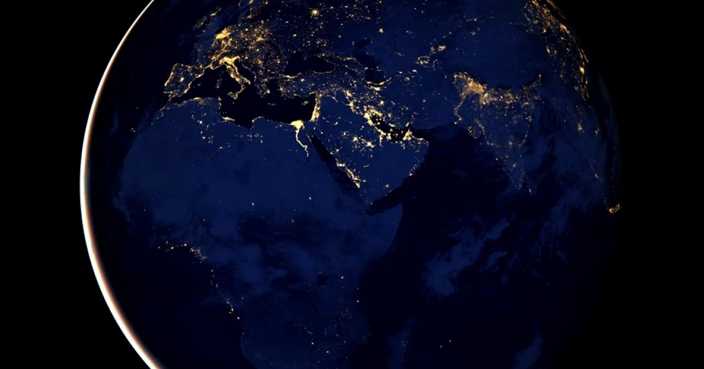 Imaginile surprind cu cea mai mare acurateţe taote luminile nocturne, naturale şi artificiale FOTO NASA