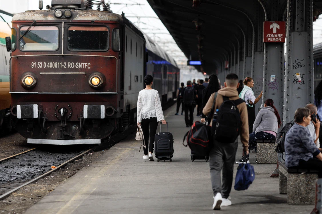 Grevă de avertisment la CFR Călători FOTO Inquam Photos/Octav Ganea