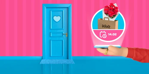 Valentine's Day Wolt png