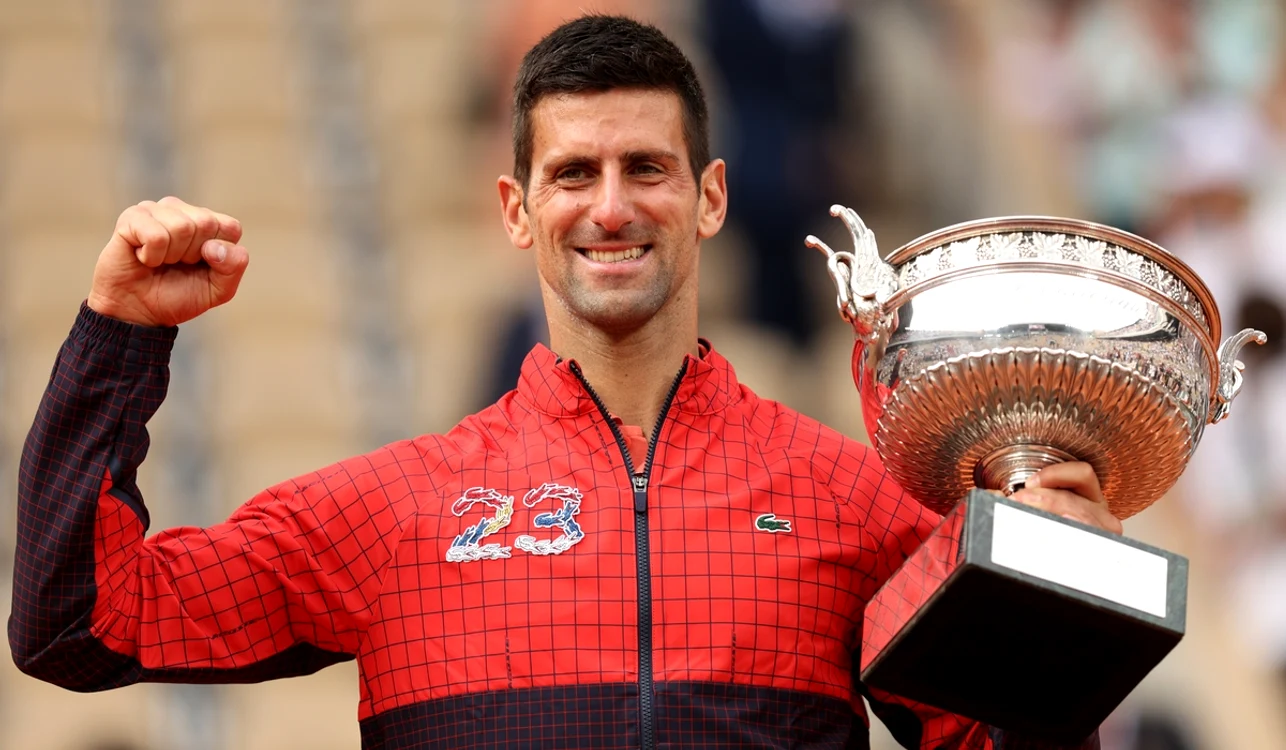 Novak Djokovici, caștigător a 23 de turnee de Grand Slam. Foto Getty images
