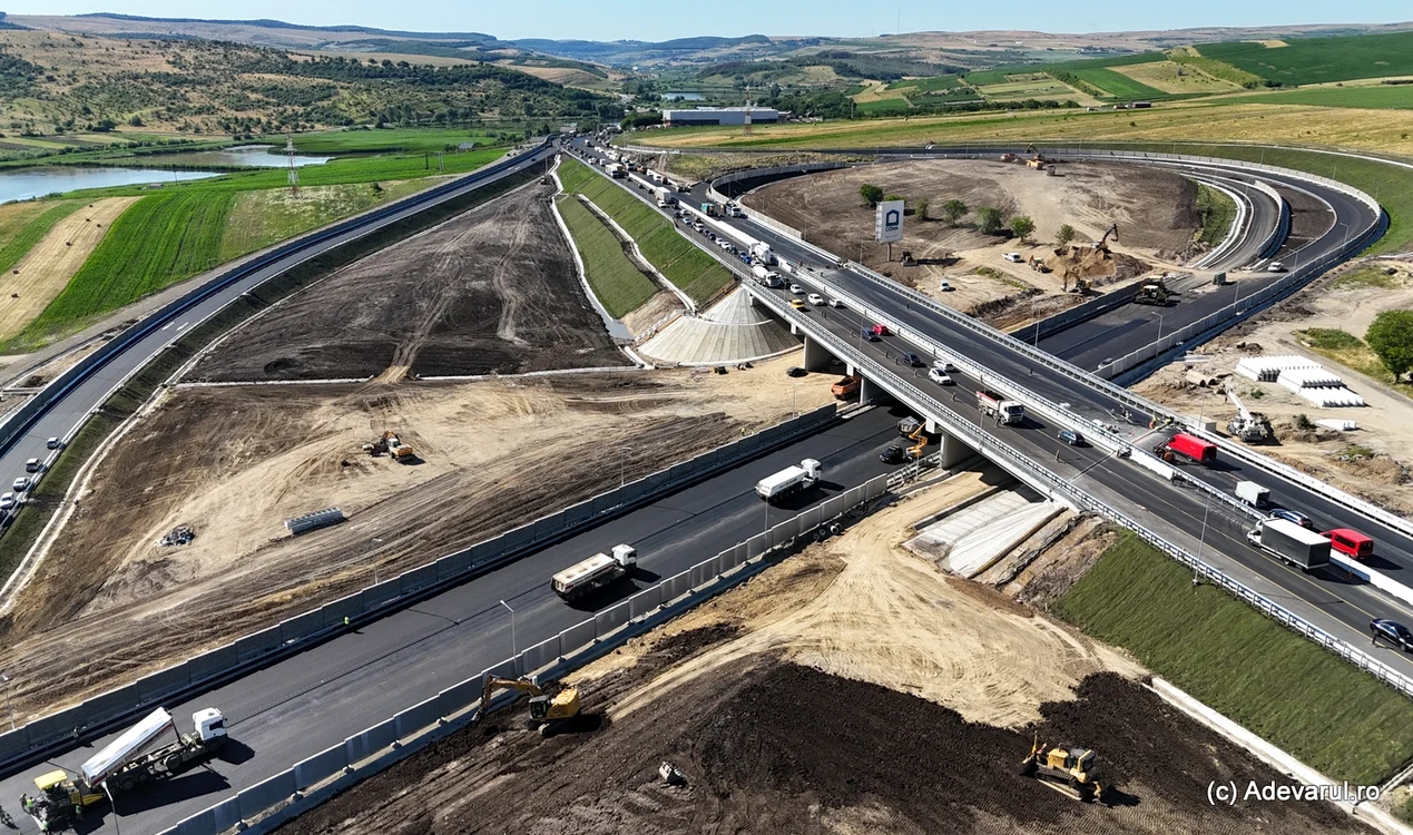 Drumul expres 4, aproape finalizat. Foto: Daniel Guță ADEVĂRUL