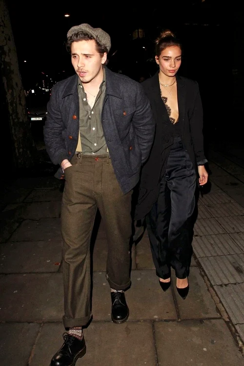Brookly Beckham şi Hana Cross 