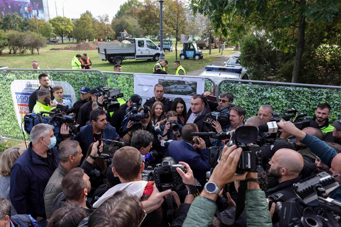 Scandal la Planșeul Unirii FOTO:  Inquam Photos /Octav Ganea