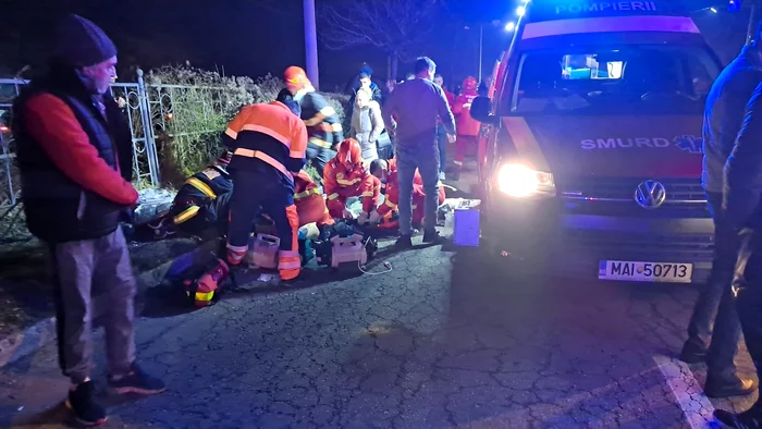 Accidentul rutier din Petroșani. Foto: gddhd.ro