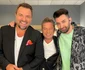 Pavel Bartoș, alături de colegii lui de la Vocea României, Horia Brenciu și Smiley
