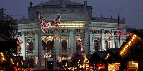 Viena iluminată de Sărbători