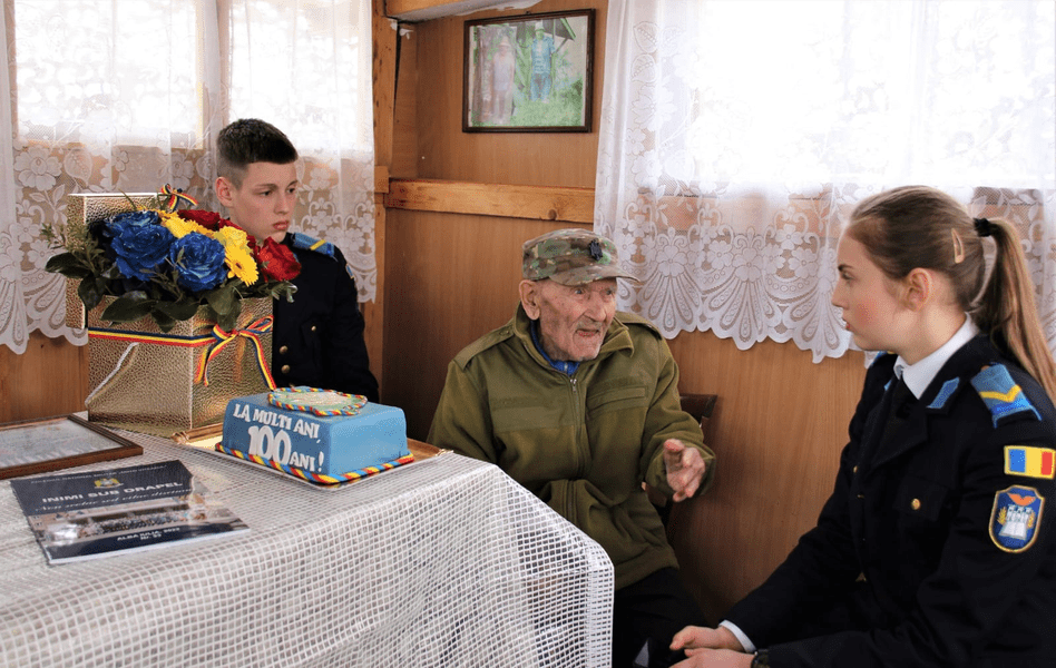 Povestea unui veteran de război ajuns la 100 de ani. Iosif Roman a luptat până în Munții Tatra și s-a întors pe jos acasă