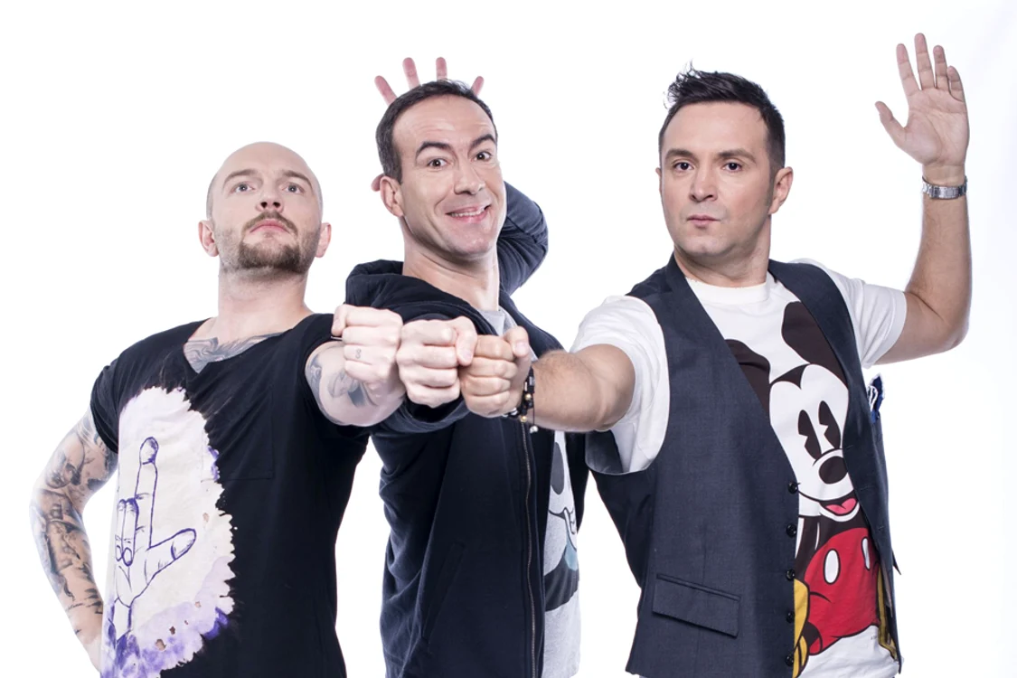 Cătălin Bordea, Şerban Pavlu şi Daniel Buzdugan, prezentatorii emisiunii iComedy (Foto: Antena 1)