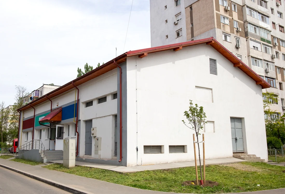 Fostă centrală termică, reabilitată și transformată în centru medical FOTO: Primăria Galați