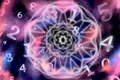 numerology concept with pink light jpg