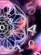 numerology concept with pink light jpg