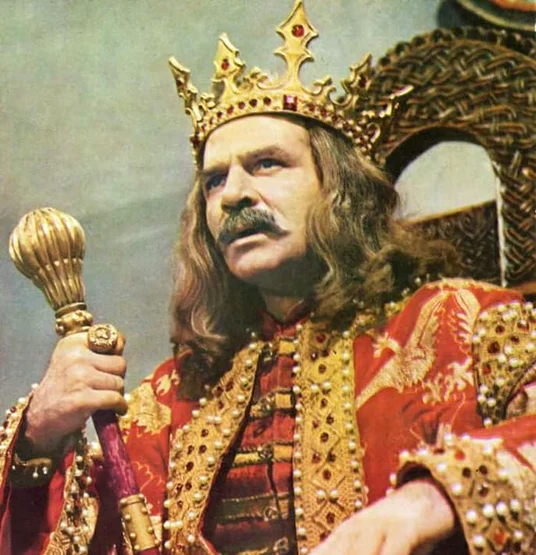 Gheorghe Cozorici în rolul lui Ștefan cel Mare FOTO: Arhivă
