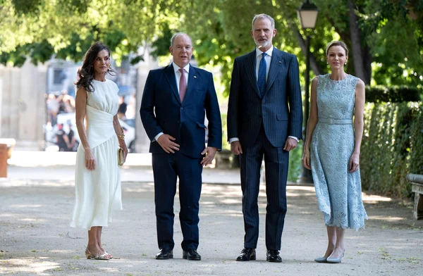 Letizia, Charlene, Albert, Felipe, vizită Spania, Profimedia (3) jpg