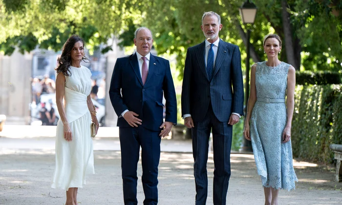 Letizia, Charlene, Albert, Felipe, vizită Spania, Profimedia (3) jpg
