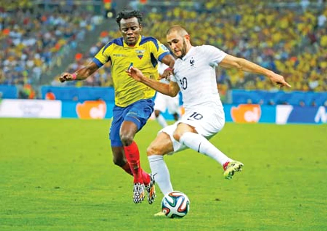 Benzema e cel mai bun jucător al francezilor  la acest Mondial
