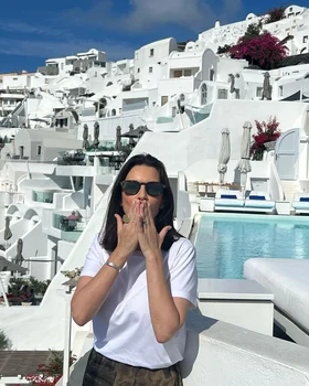 Andreea Berecleanu în Grecia, alături de soț, Instagram