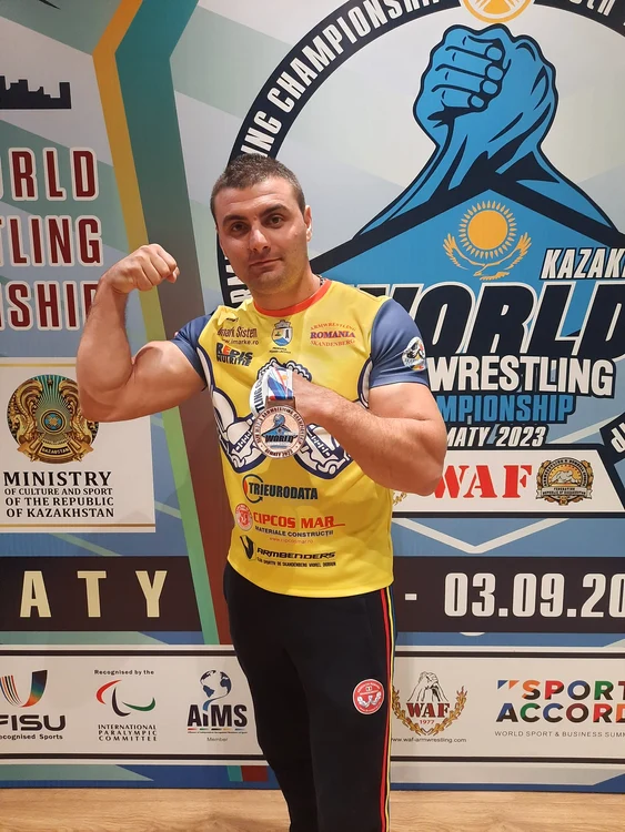 Viorel Dobrin, un performer de elită FOTO arhiva personală
